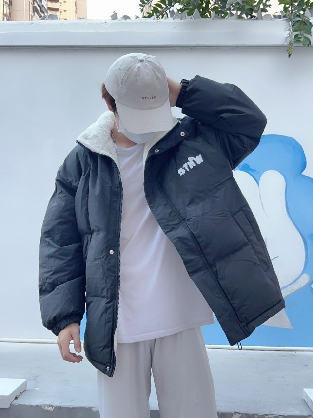 冬日穿搭｜国潮小丑笑脸棉服