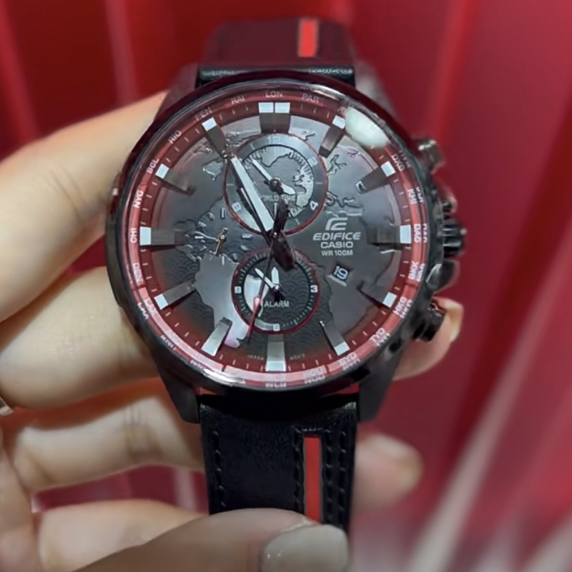 Casio/卡西欧 EDIFICE 地球之心系列新年礼盒款石英男士手表