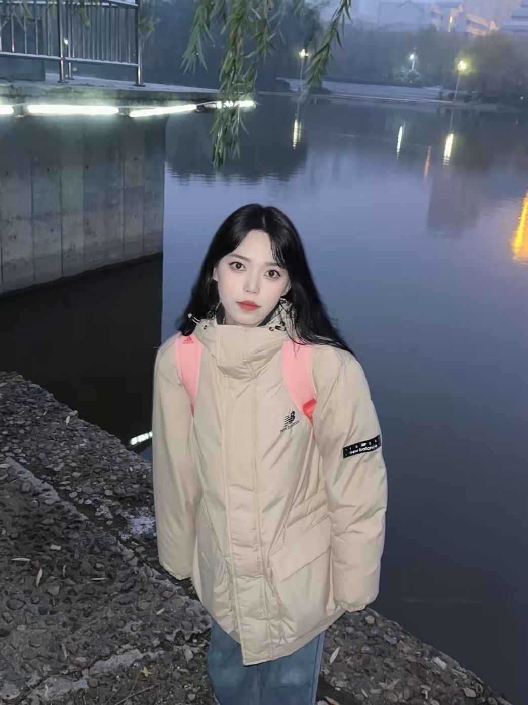 小个子的羽绒服 穿搭🍨奶杏色太绝了！
