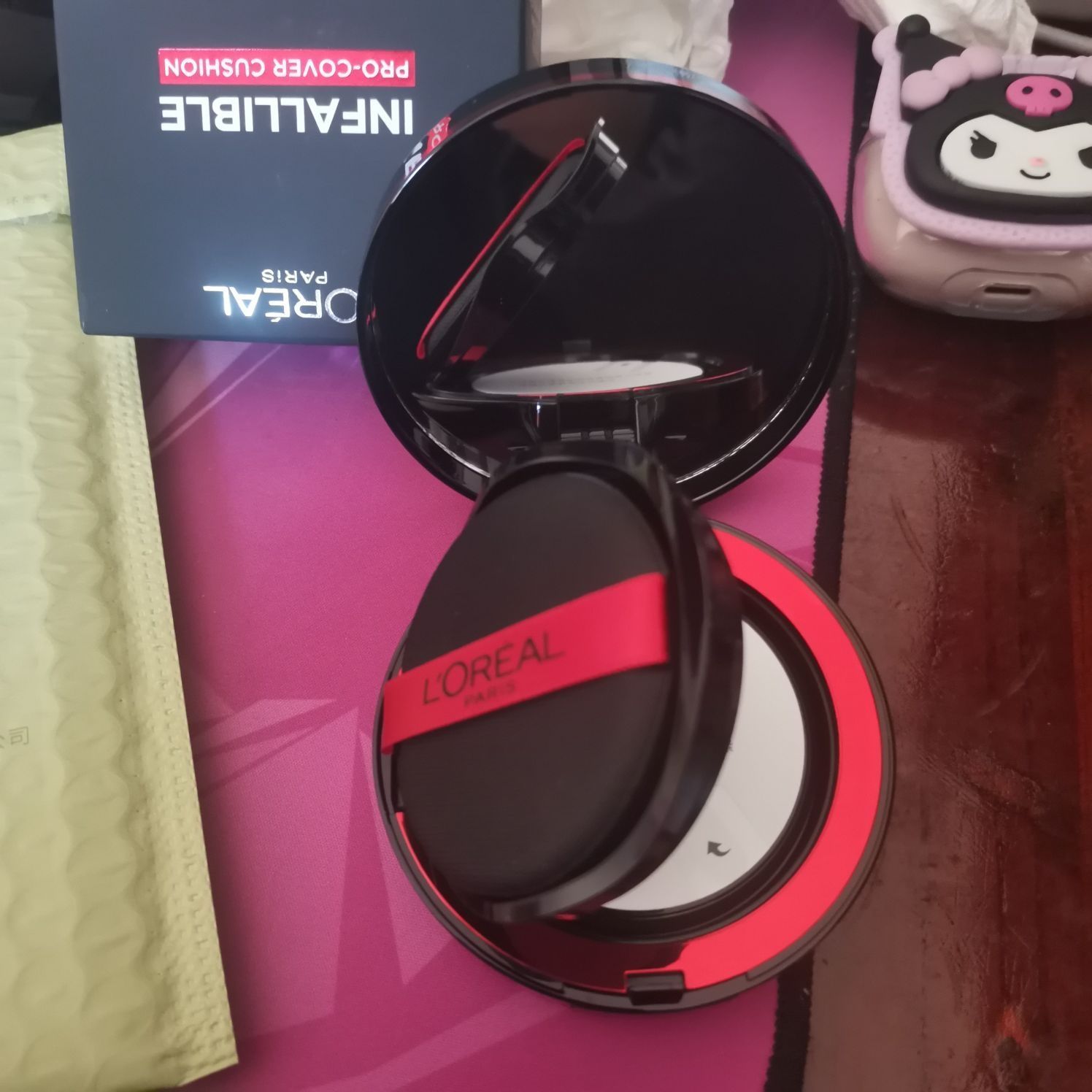 欧莱雅200黑胖子气垫