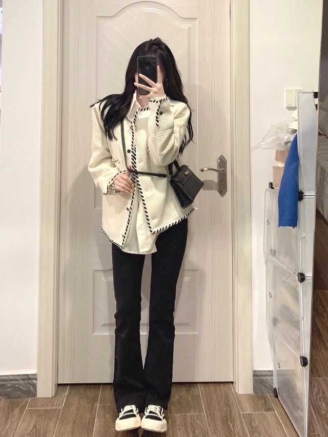 158/84丨下课补拍📸小香风丨气质慵懒两不误
