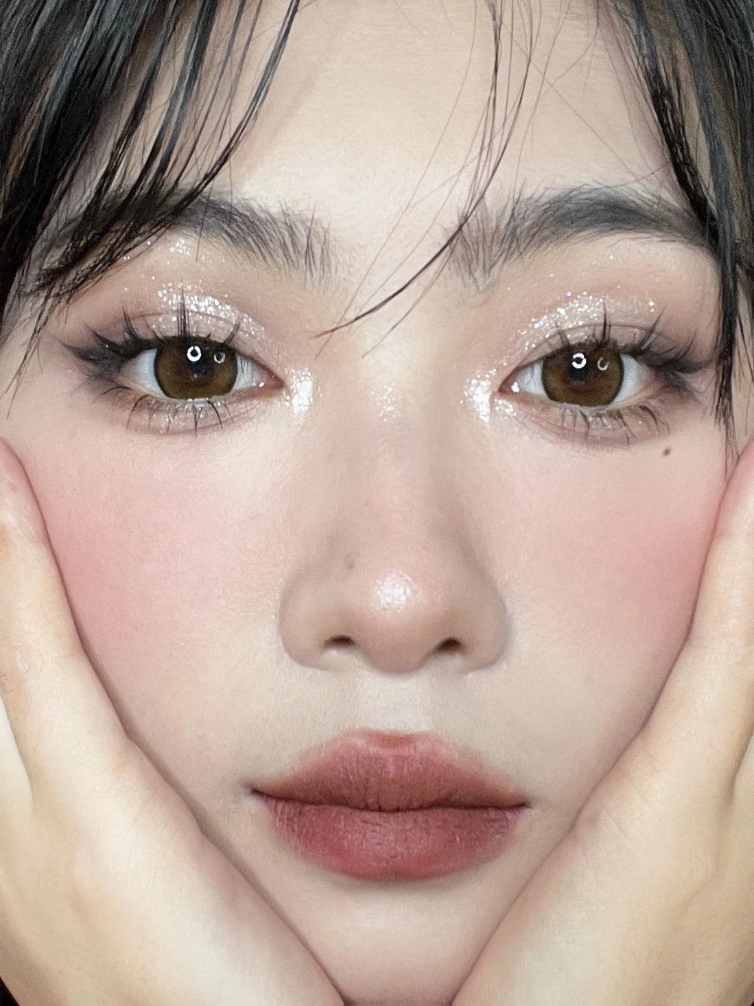 💕今天是超级通透日常的高级裸妆！