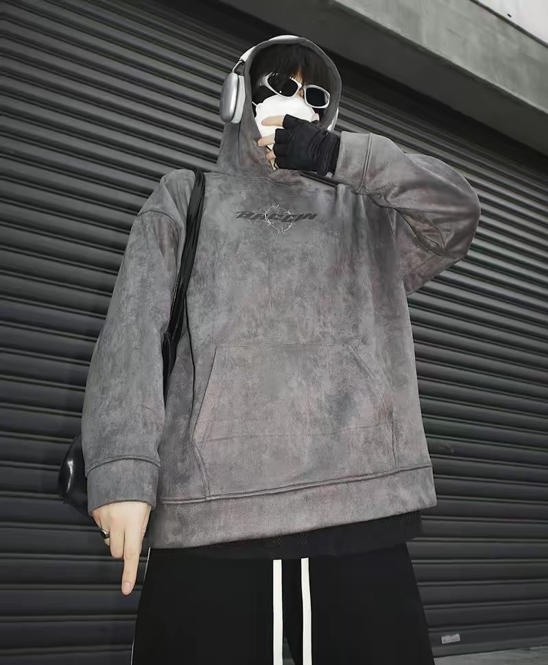 秦霄贤同款的BJHG连帽卫衣穿搭