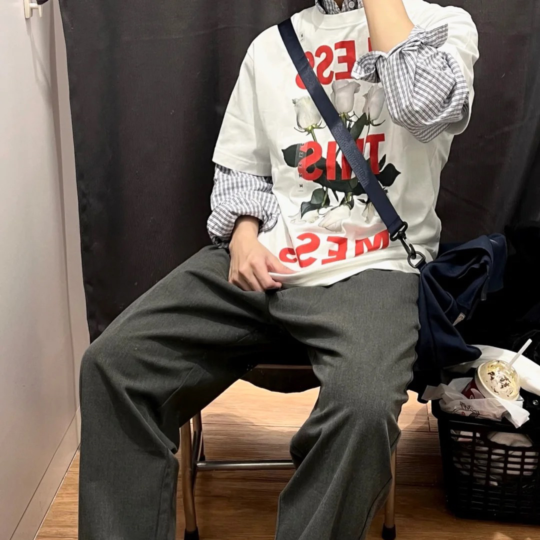 优衣库联名T恤｜文静气质男生搭配分享