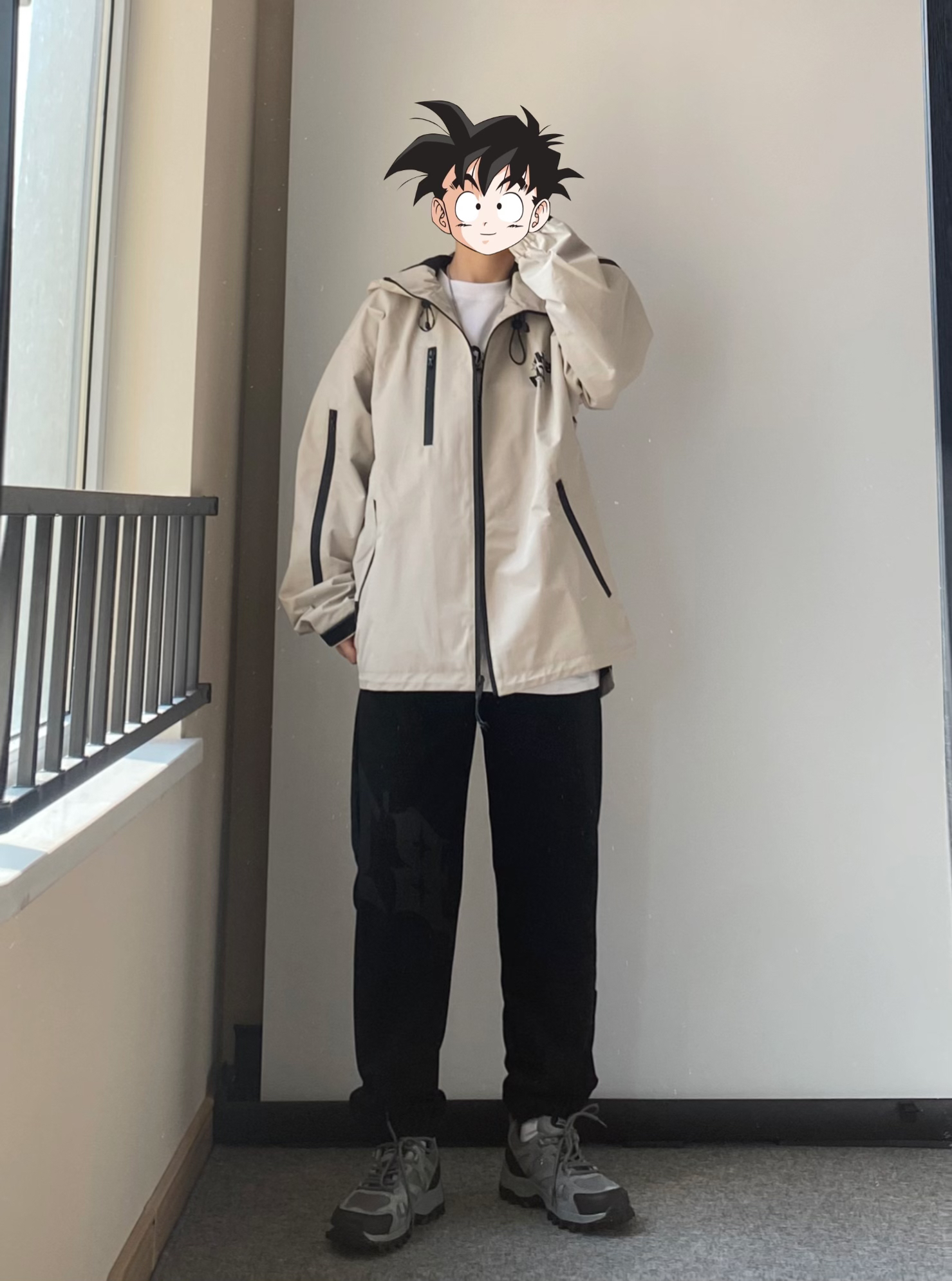 小个子男生也🉑️穿冲锋衣也太帅了吧！