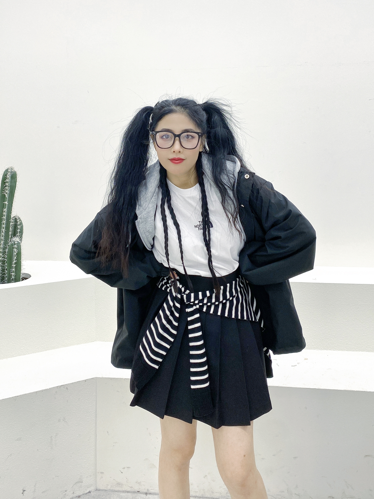 162女生/春天怎么能没有假两件外套
