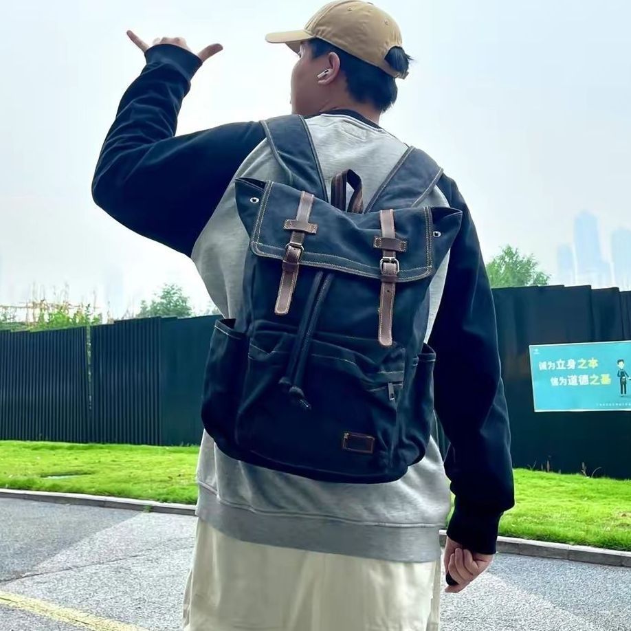 休闲百搭双肩包种草