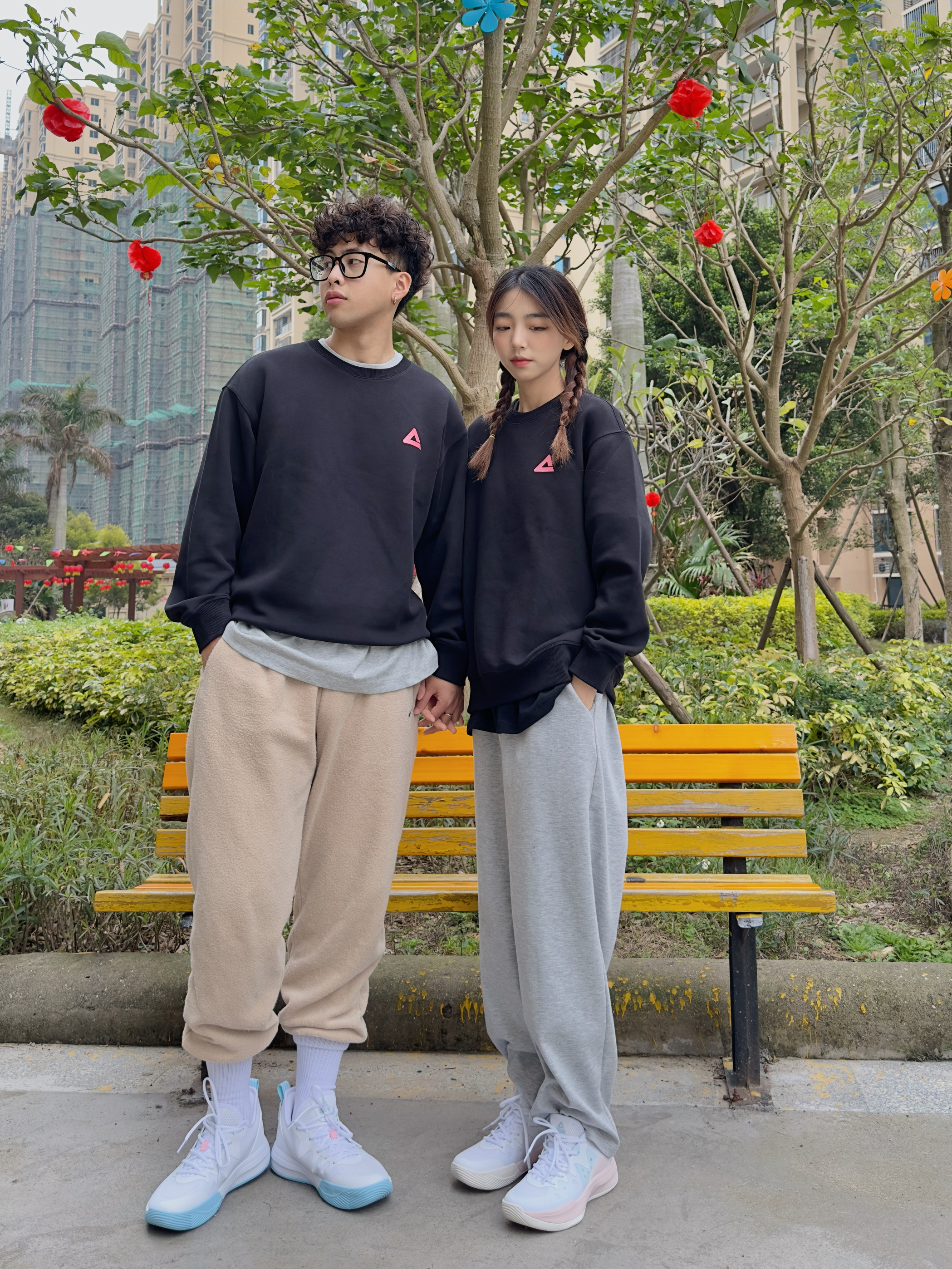 情侣穿搭❤️｜等你下课 一起穿篮球鞋去打球吧🏀