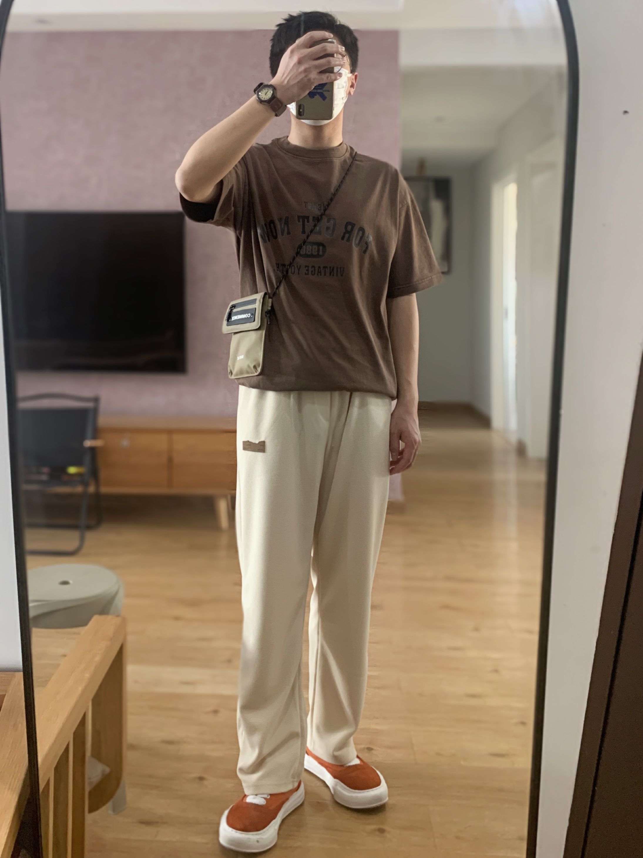 OOTD | 咖色系男友风穿搭 简单舒服好看