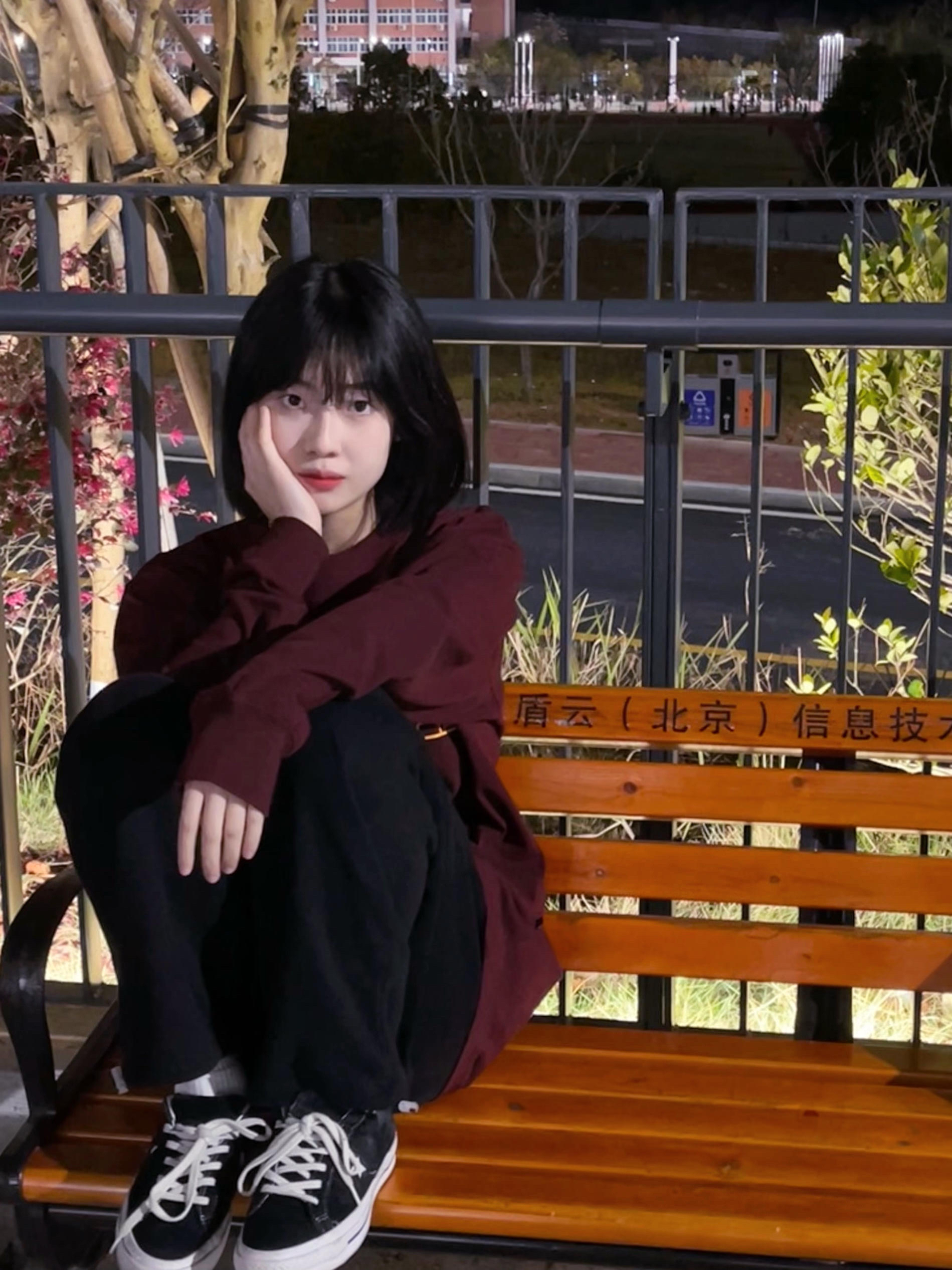 OOTD｜酒红色是真的神