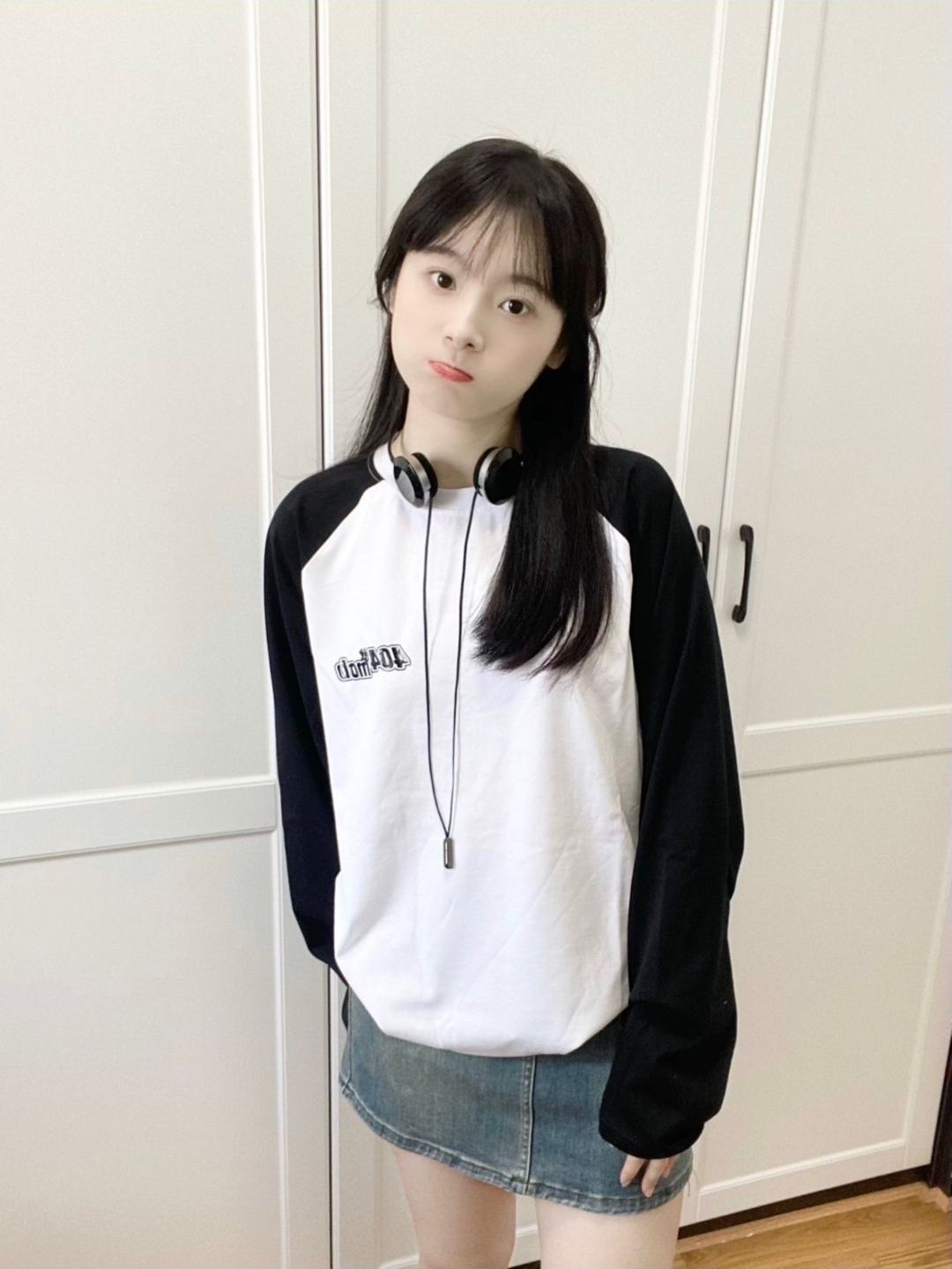 早八女大学生的真实穿搭