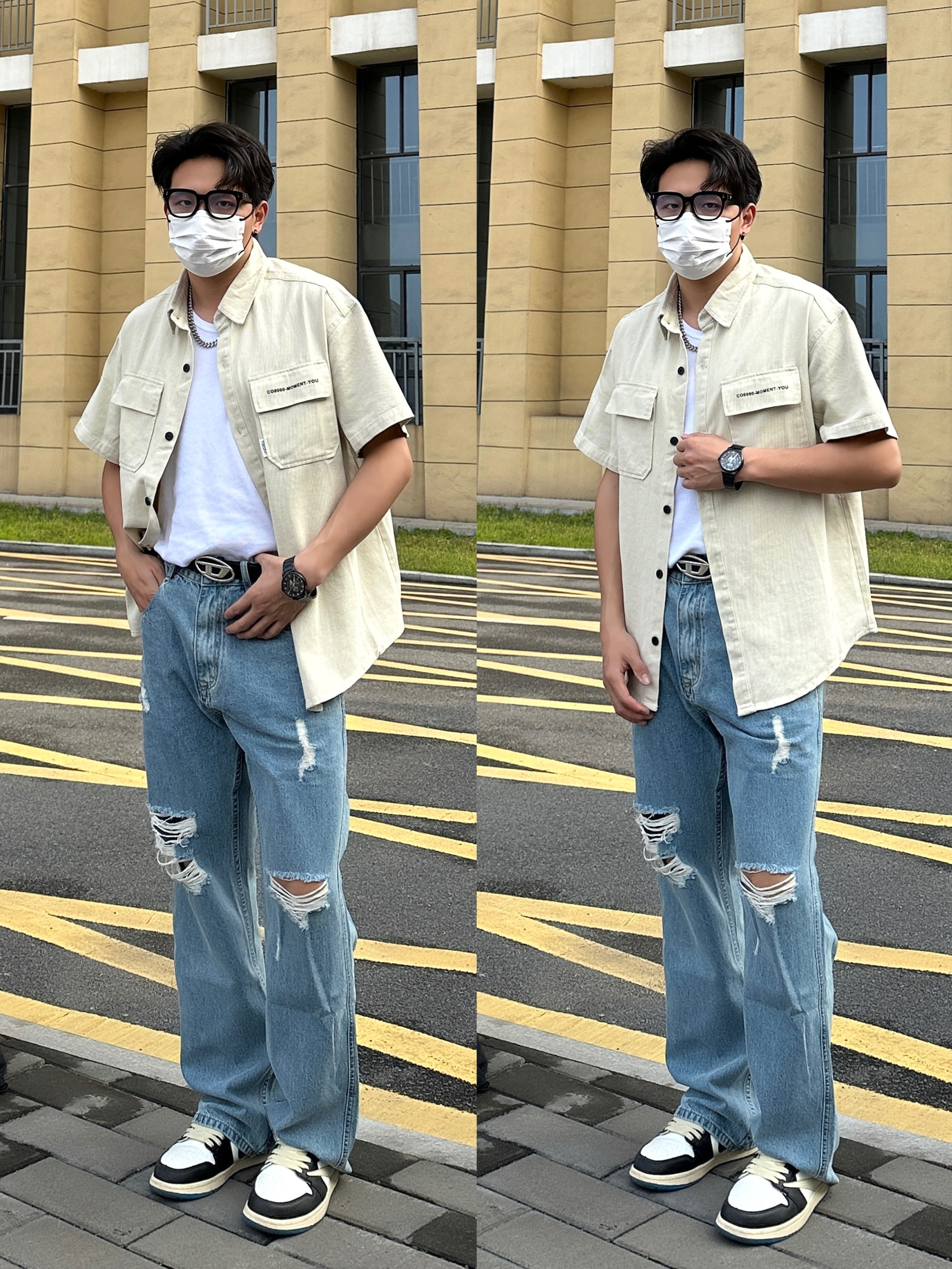 相信我！男生这么穿在学校回头率