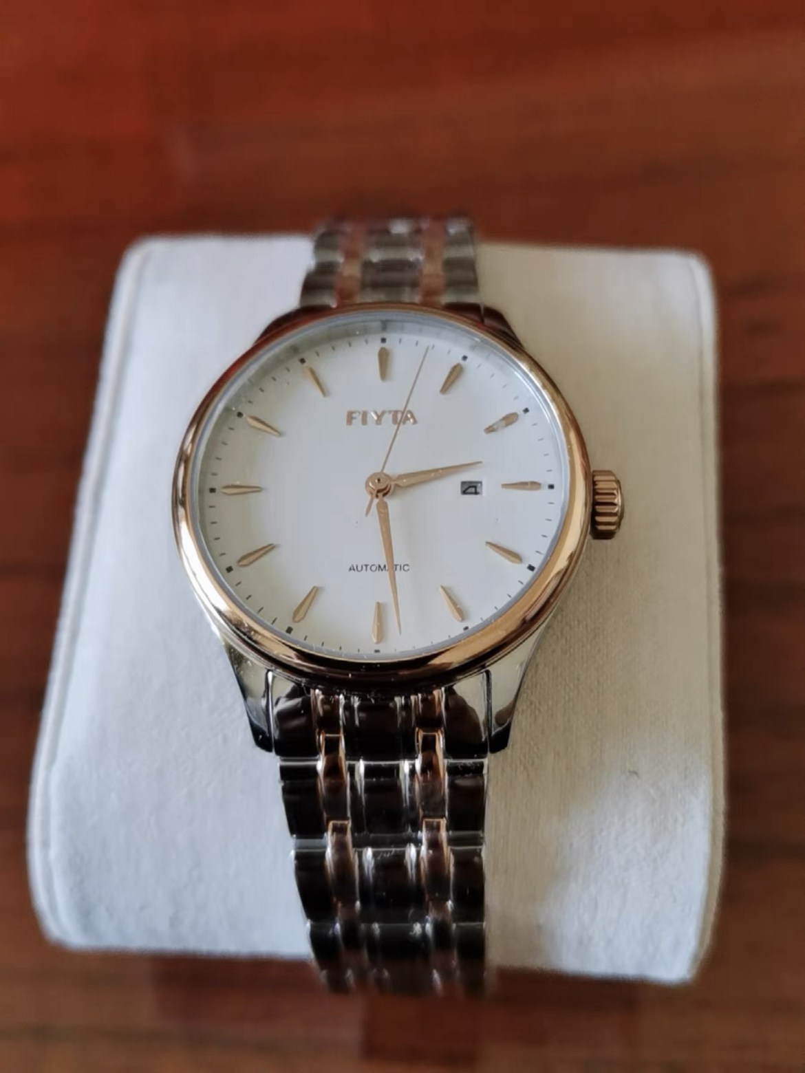FIYTA/飞亚达 日历简约全自动机械女士手表分享