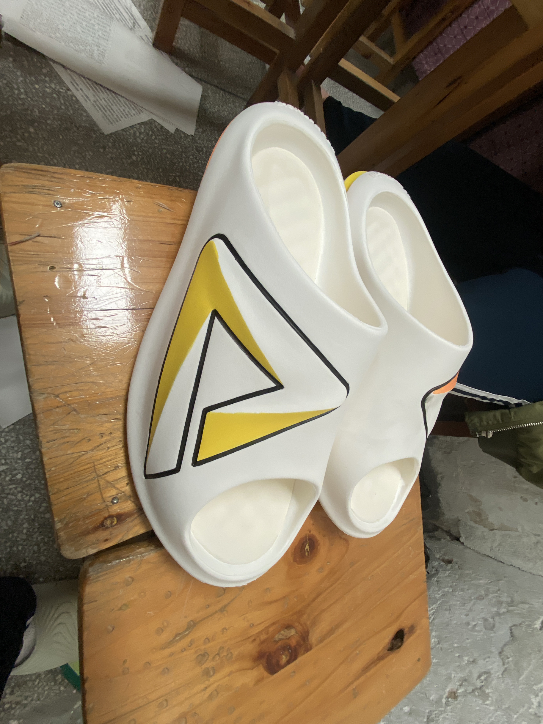 纯白色小胖拖diy体验！！！