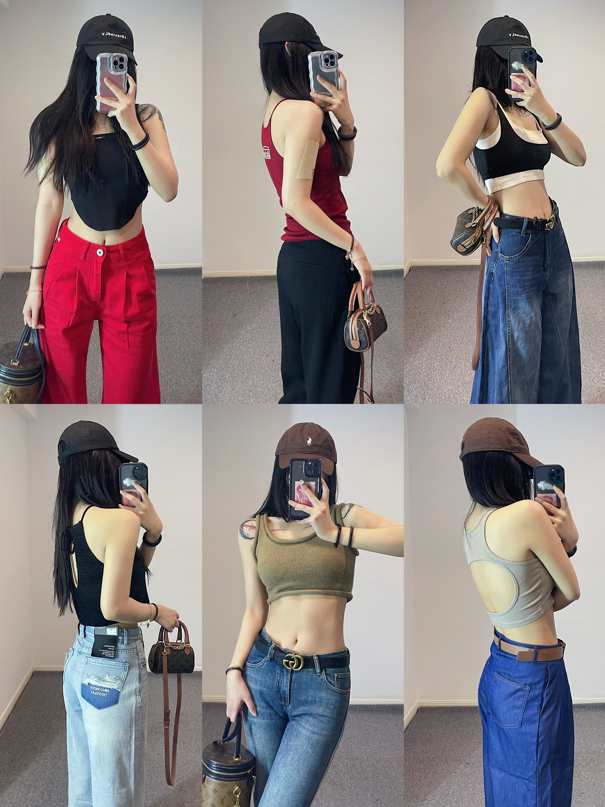 168/100夏季吊带穿搭合集 显瘦高级遮副乳
