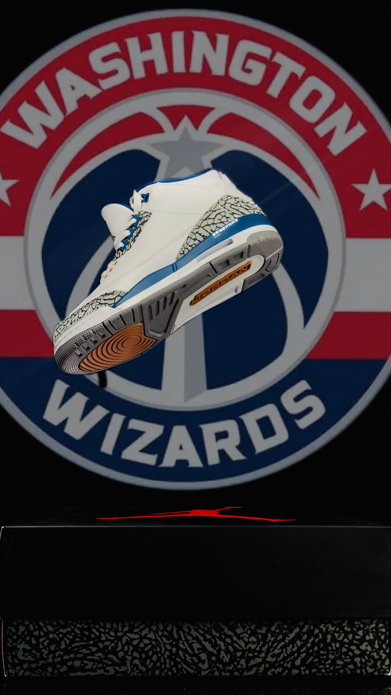 今日拍双鞋｜Air Jordan 3 “Wizards” gs
