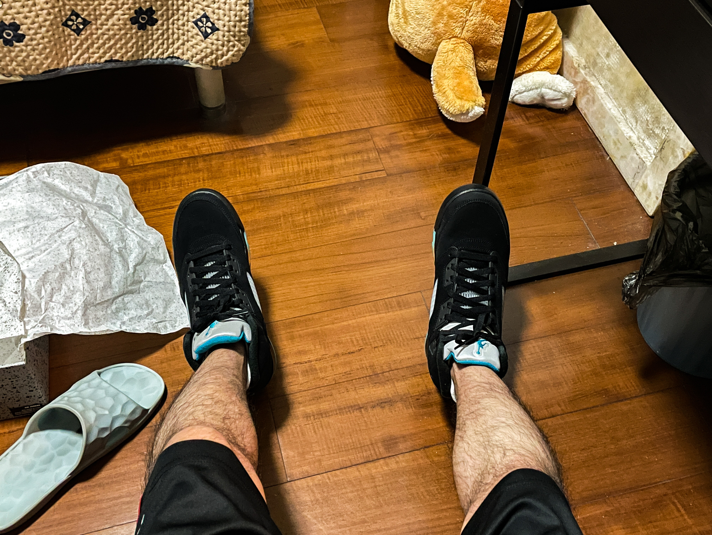 人生第一双AJ（AIR JORDAN 5 Retro“Aqua”
