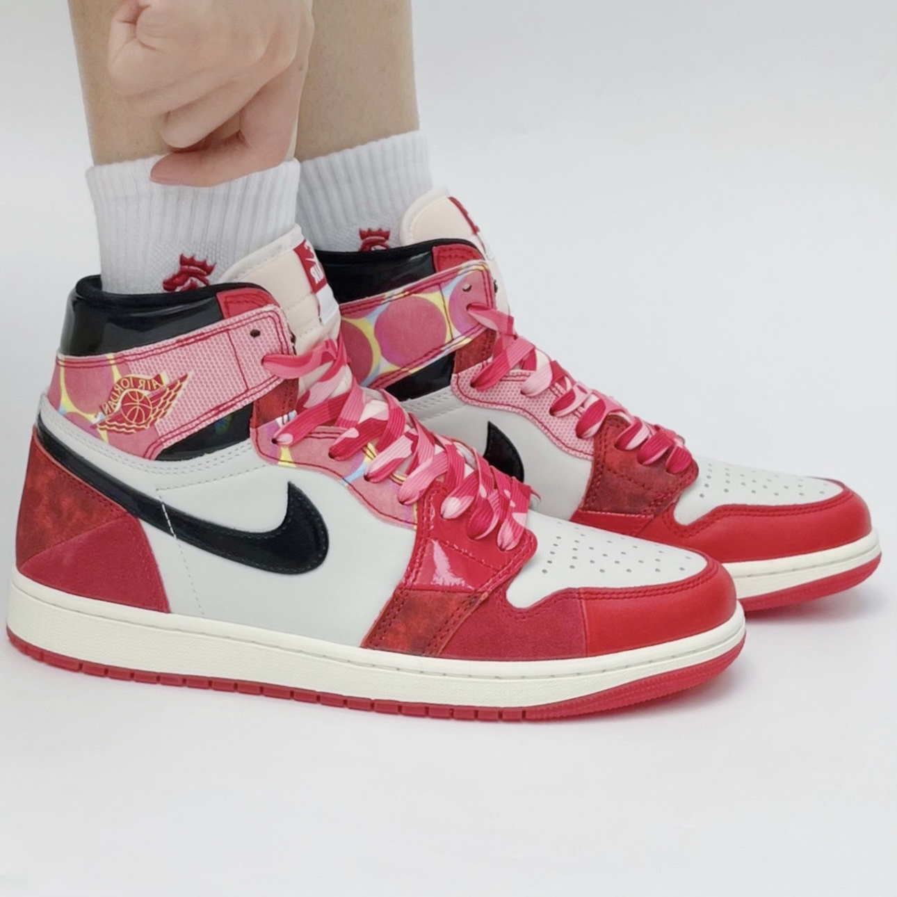 AJ1蜘蛛俠2.0红黑
