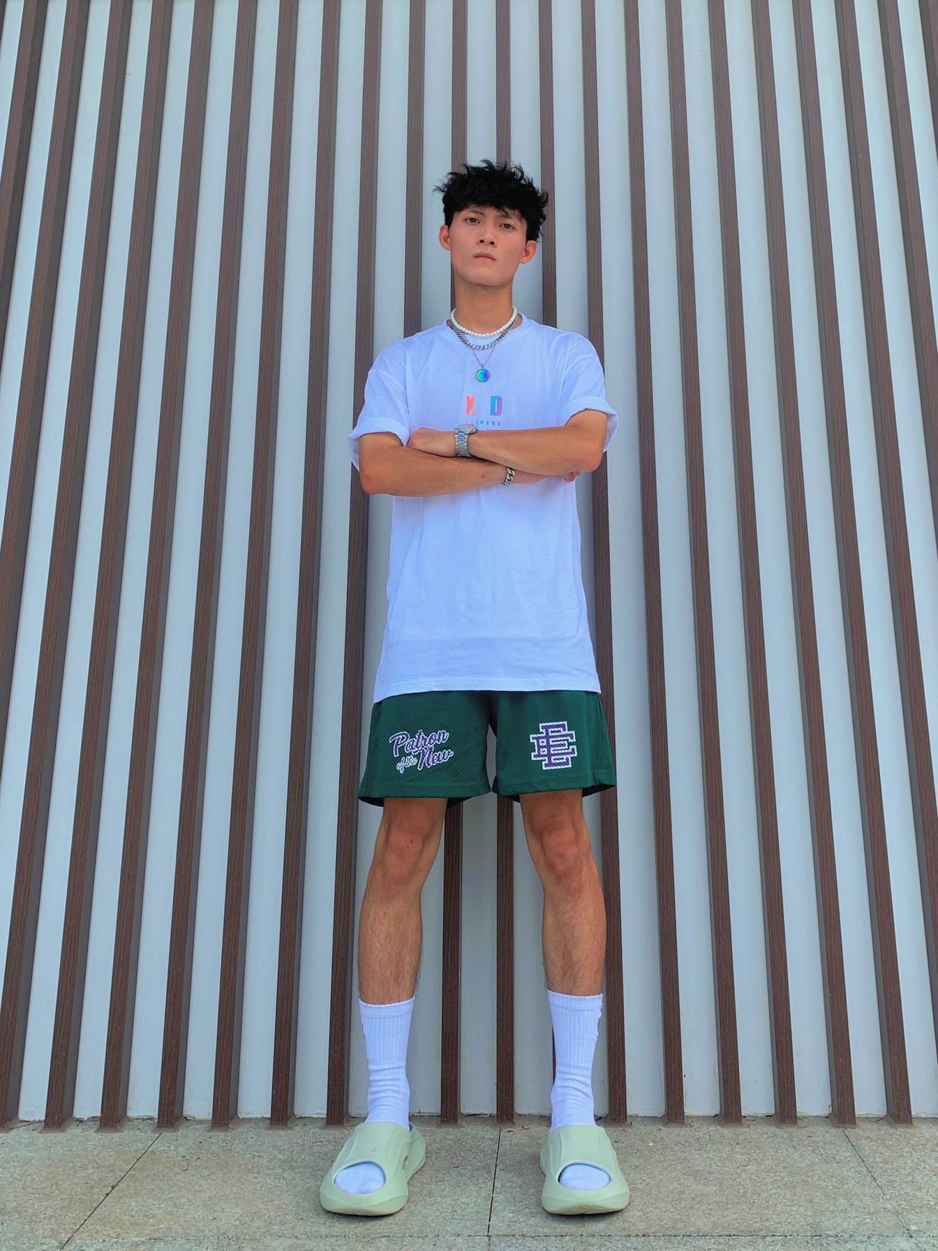 OOTD｜“⚪️🟢🎾”｜夏天美式街头穿搭💥