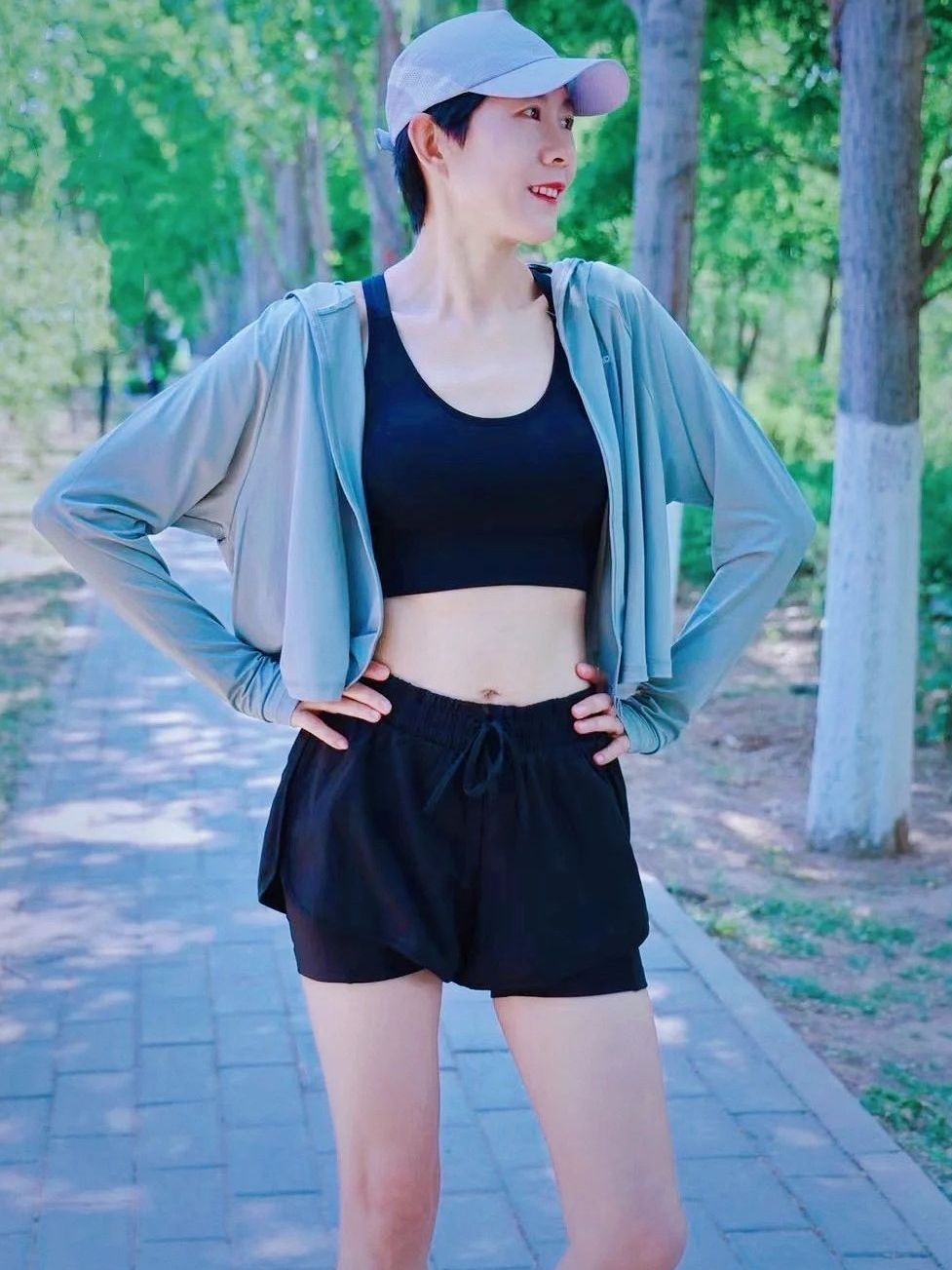 显瘦、腿长的运动短裤分享~