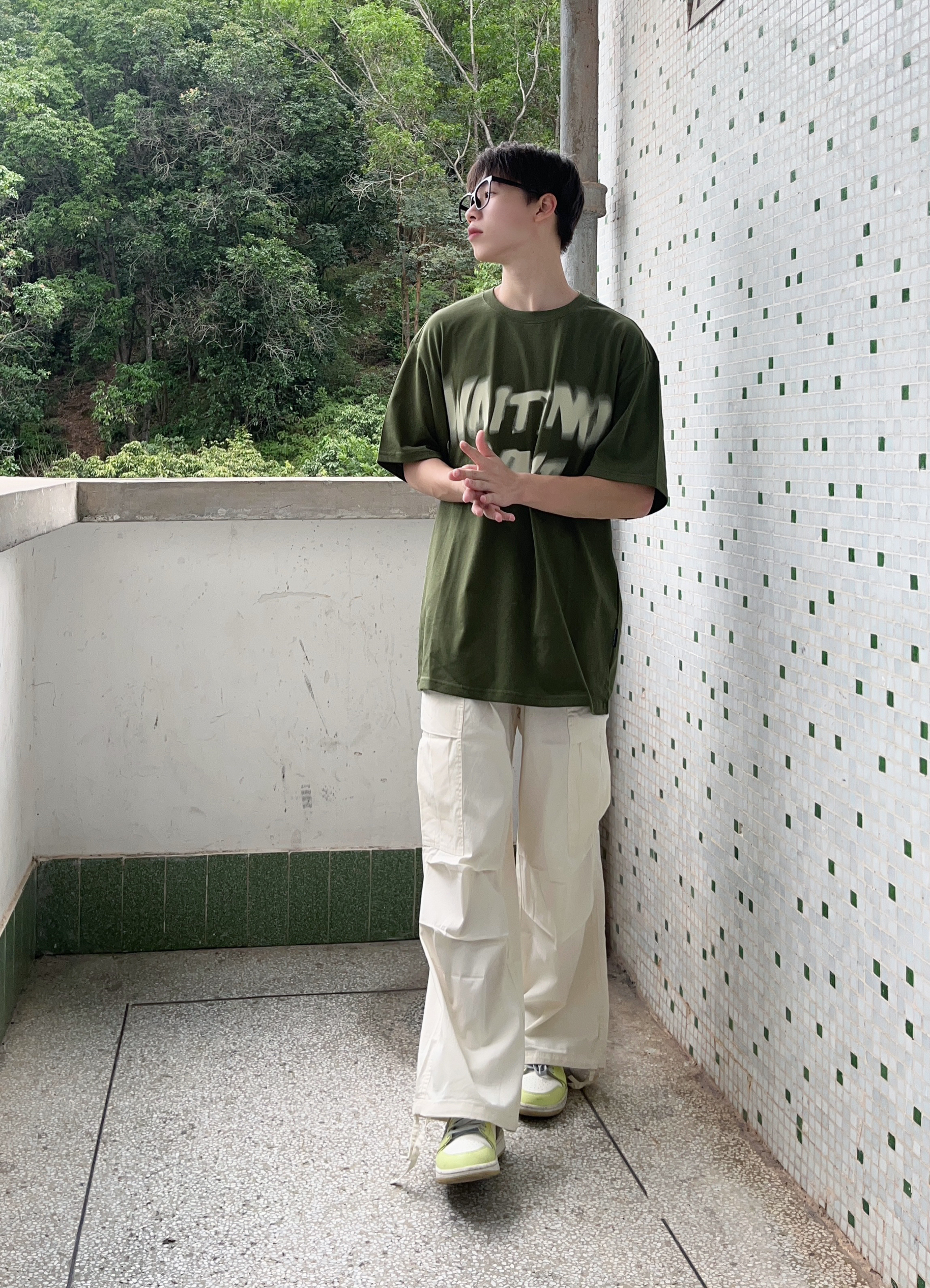 OOTD｜牛油果绿🥑+米白⚪️
