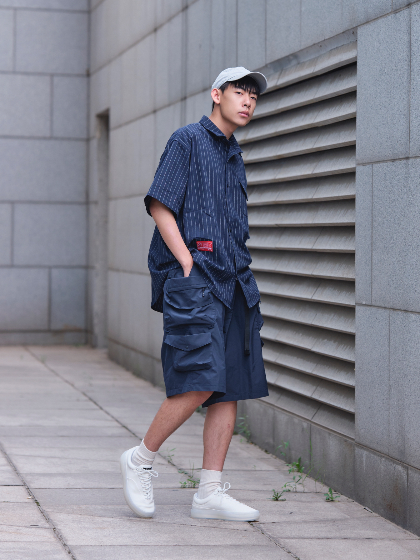 藏青色系和日系休闲感也太搭了吧！