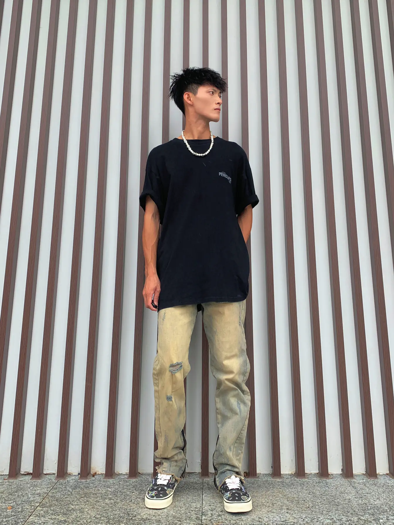 OOTD|“⚫️🟠⚫️”|高街风搭配出街💥