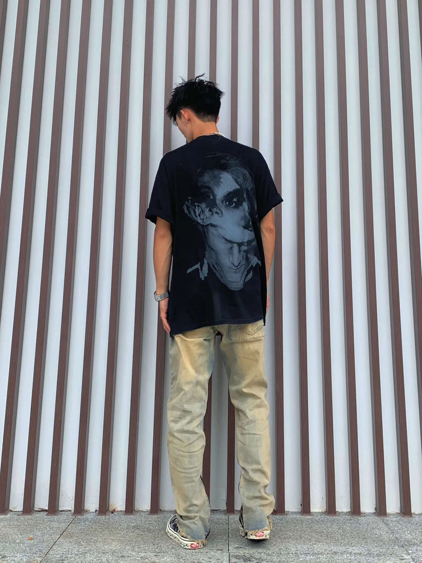OOTD|“⚫️🟠⚫️”|高街风搭配出街💥