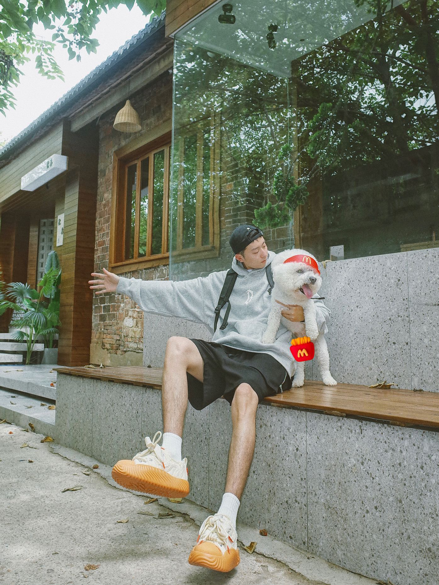 和小🐶的咖啡时光ootd