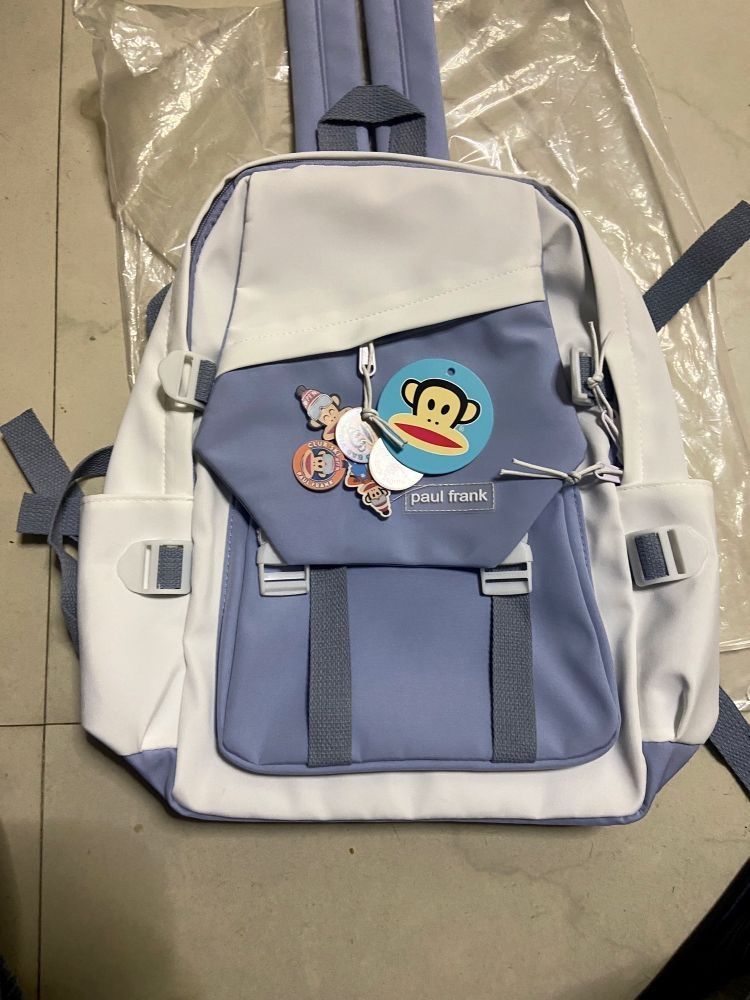 白蓝配yyds！高级感满满的书包🎒越看越喜欢