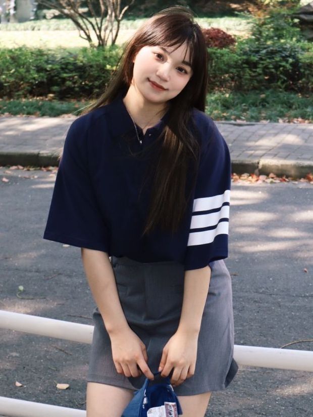OOTD/T恤也可以穿出学院感