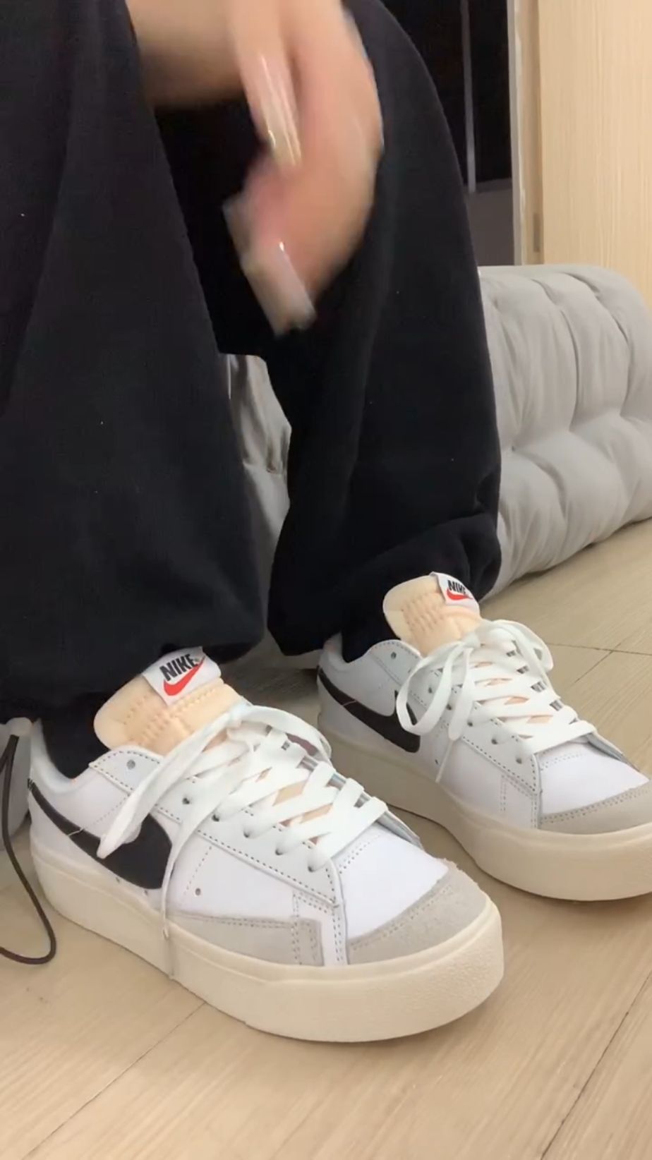 上脚Nike开拓者板鞋yyds！