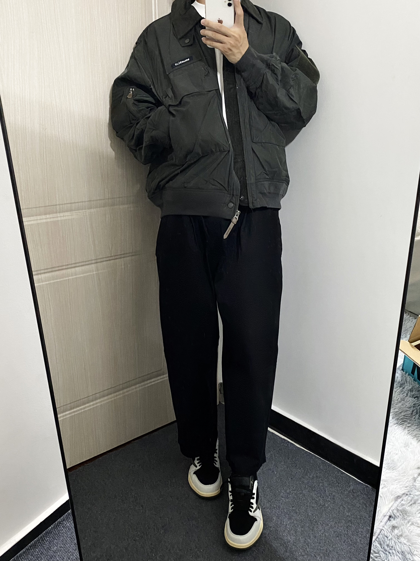Ootd/这件飞行夹克太好看了!