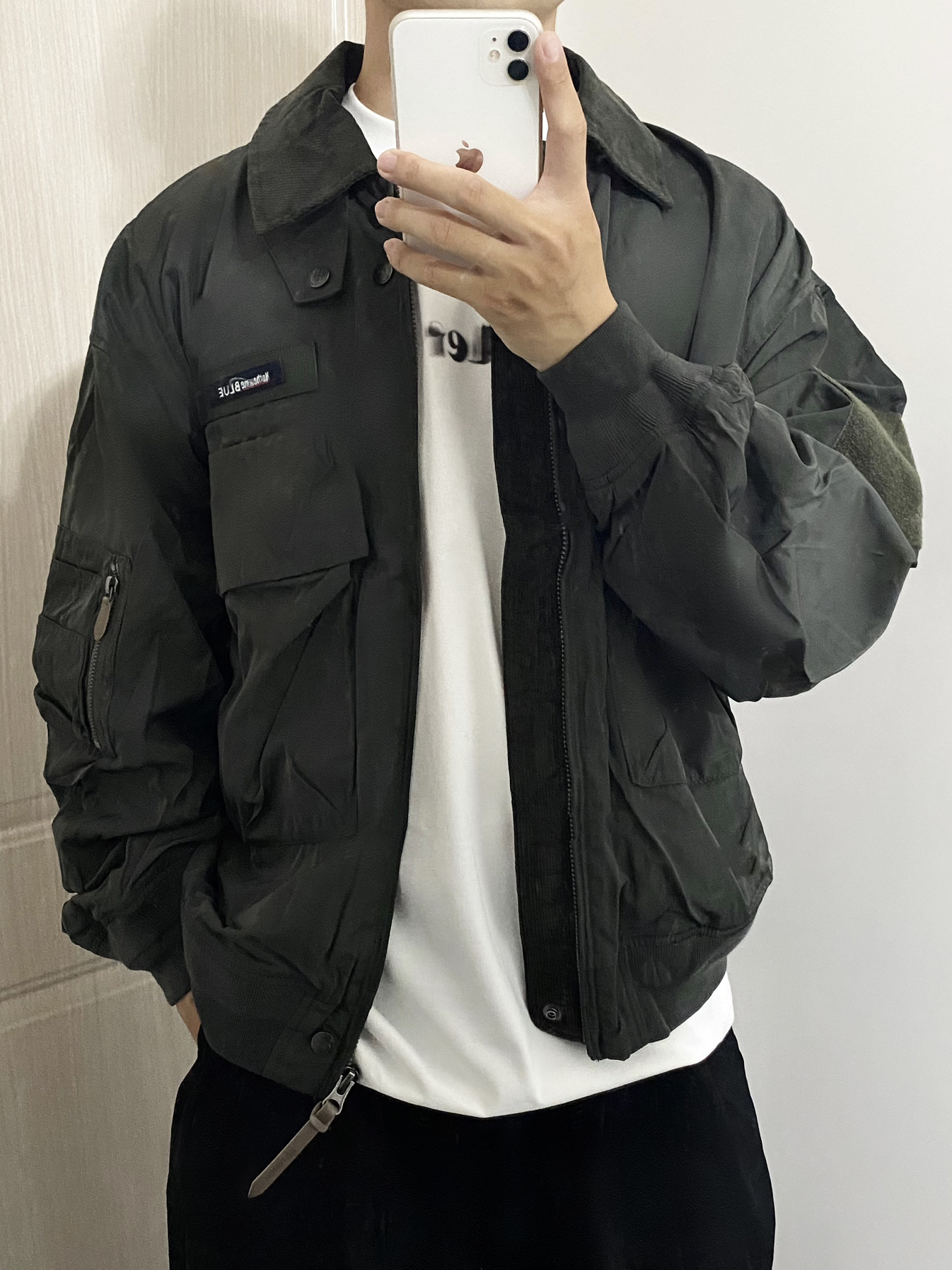 Ootd/这件飞行夹克太好看了!