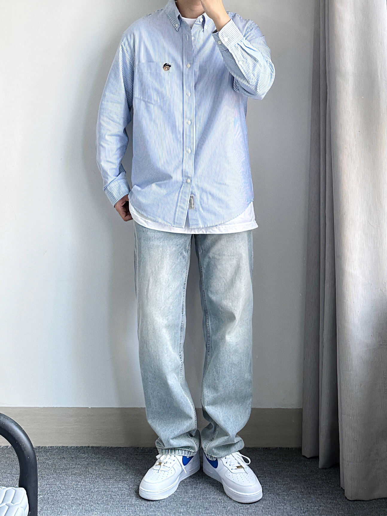 男生穿衬衫也太帅啦～