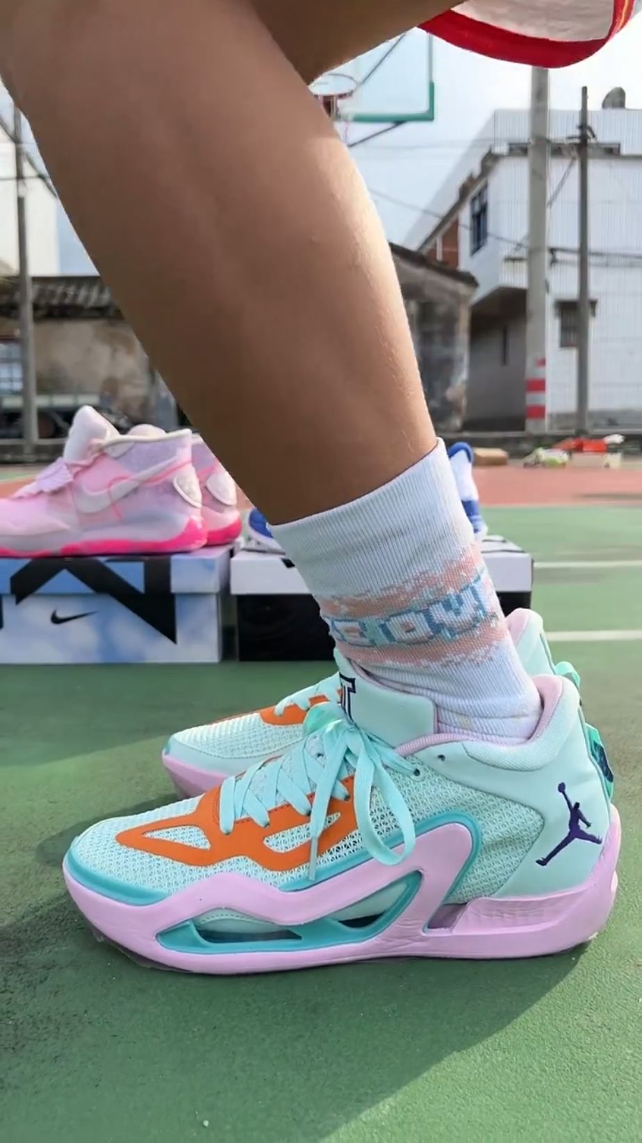 上脚Nike塔图姆一代颜值太高了