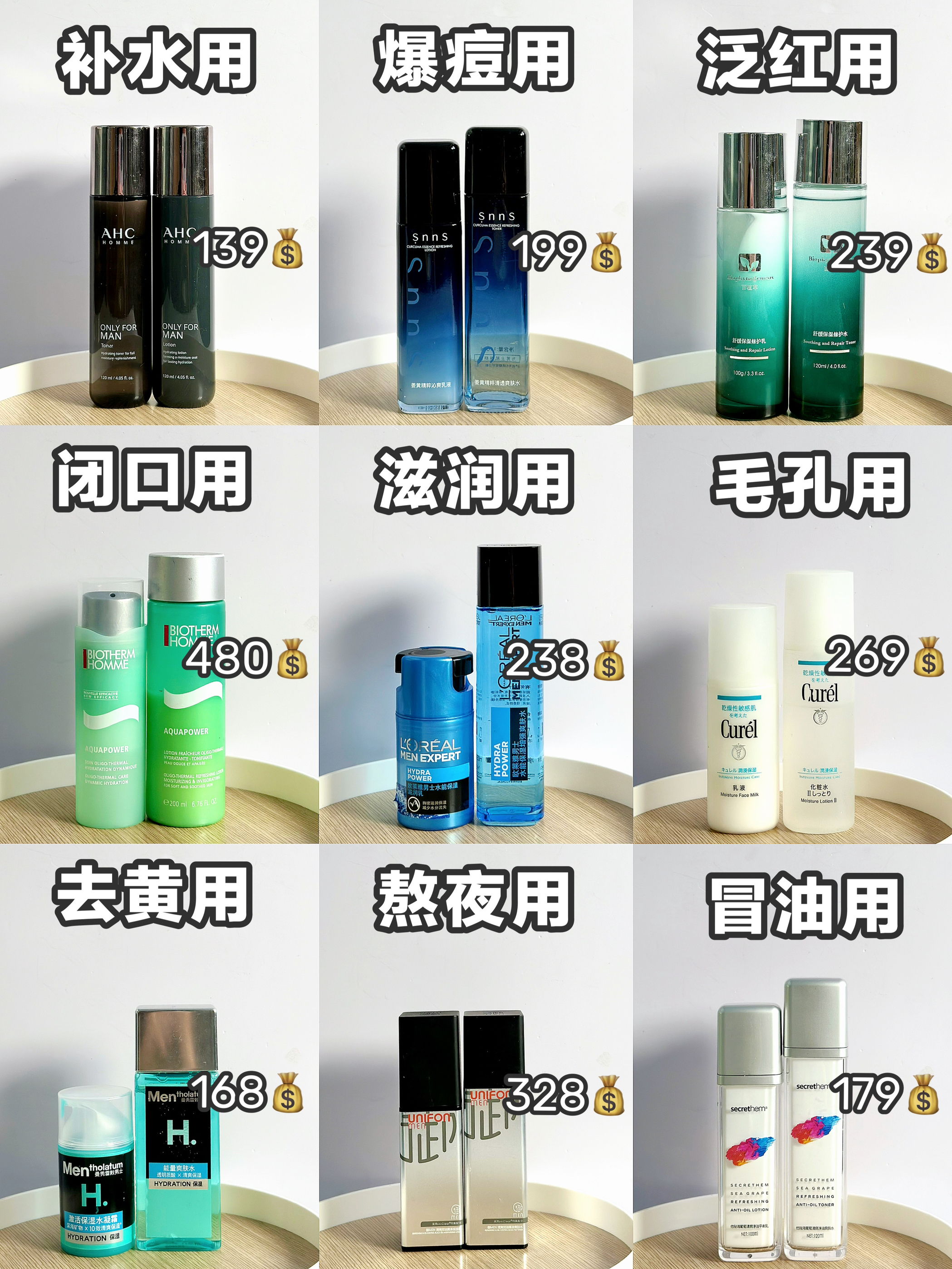 狠狠拿捏住！开学必带的男士水乳别错过！