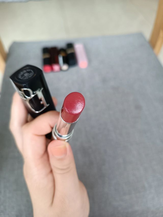 新品👋🏻发！水光豆沙红棕！dior新品漆光唇膏