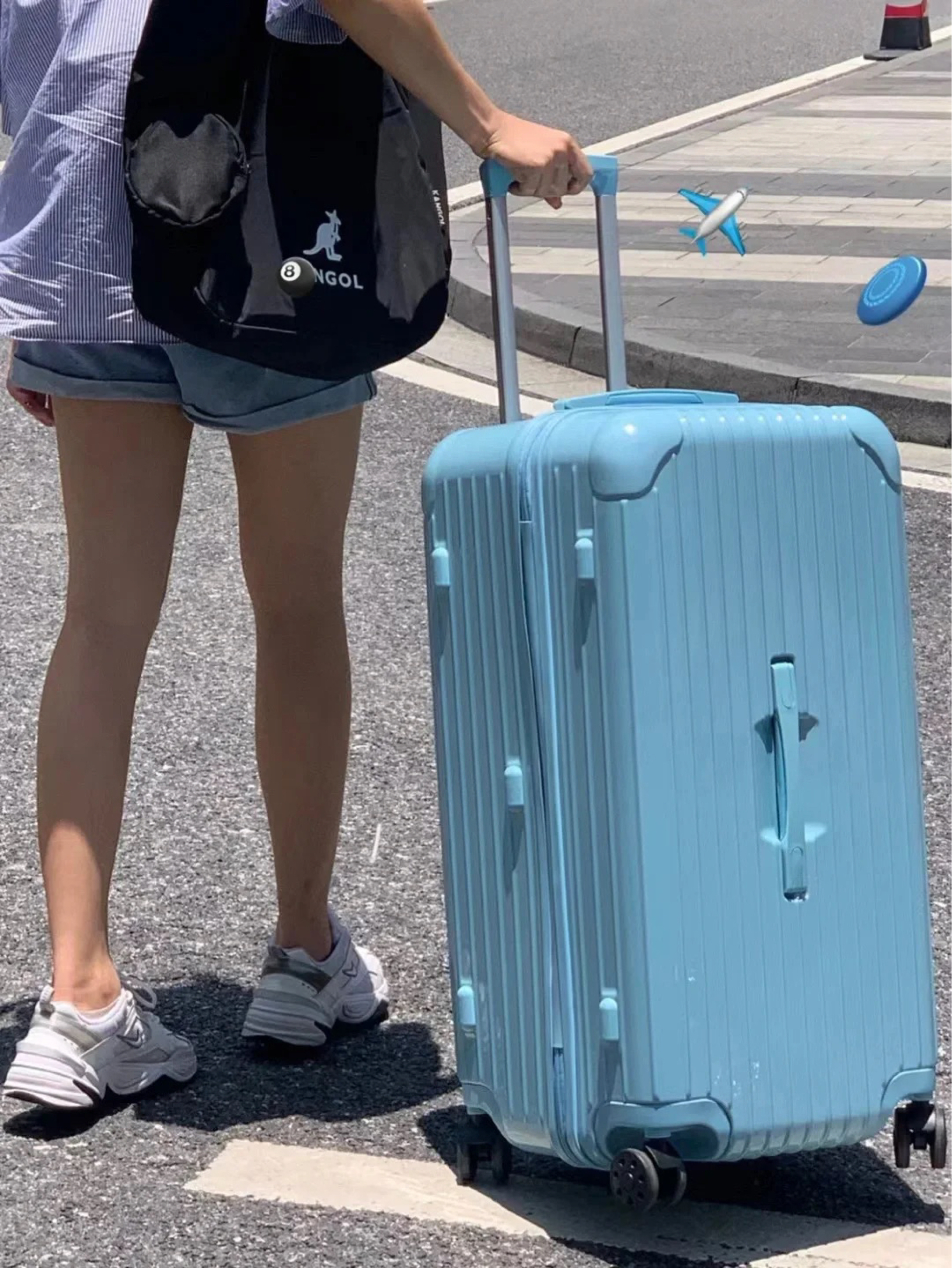 💙 | jennie同款旅行箱，简直不要太好看