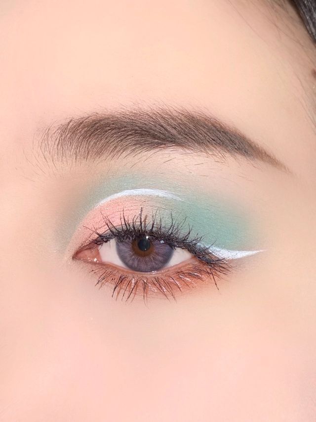 甜心马卡龙撞色‼️多巴胺眼妆get✅