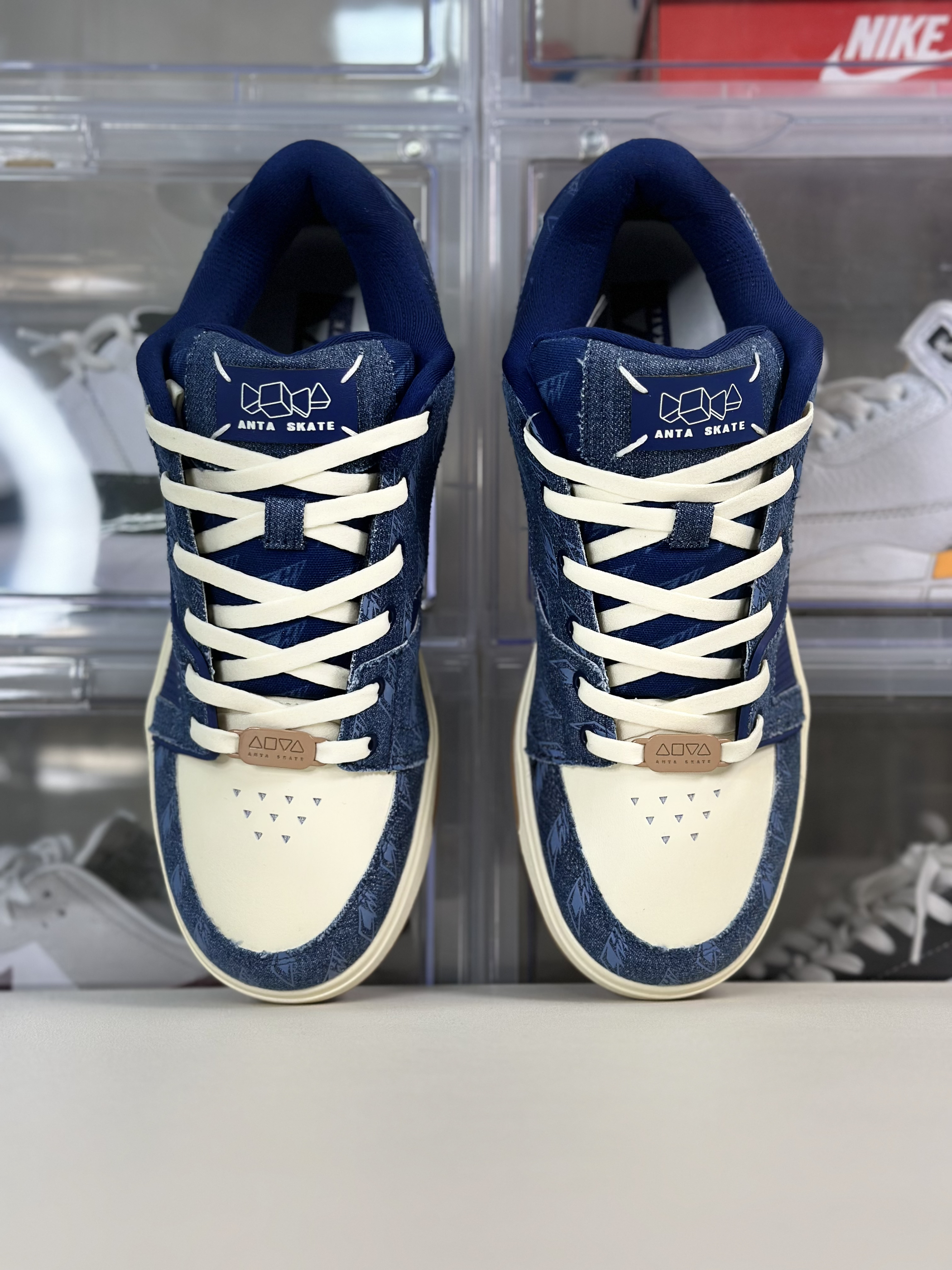 安踏骜驭牛仔风✨穿着舒适的性价比板鞋👟