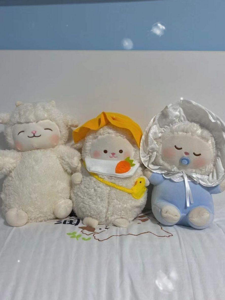 我终于也拥有了MINISO的羊咩咩🐑可爱炸裂
