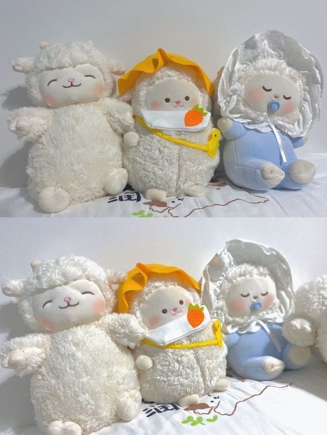 我终于也拥有了MINISO的羊咩咩了🐑可爱炸裂