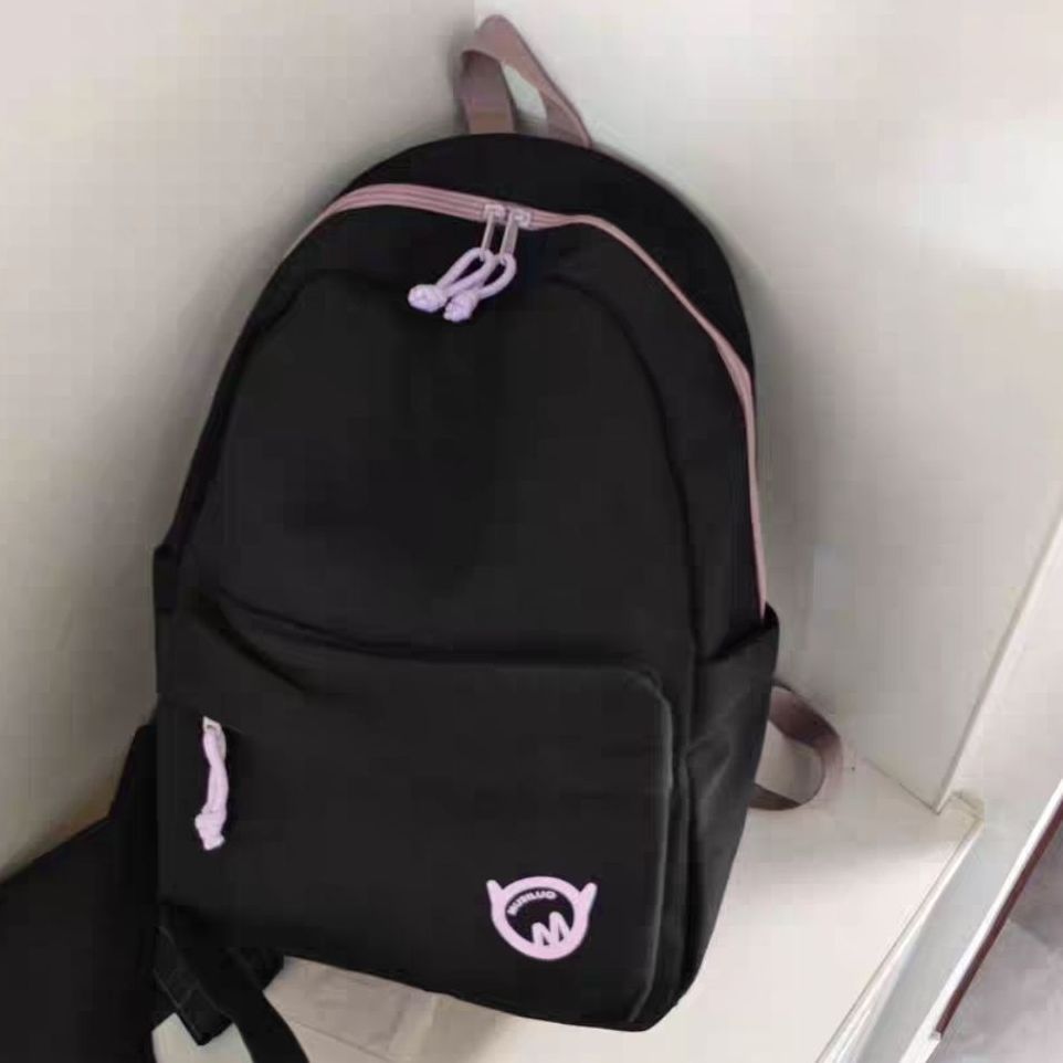 简约日系双肩包来喽
