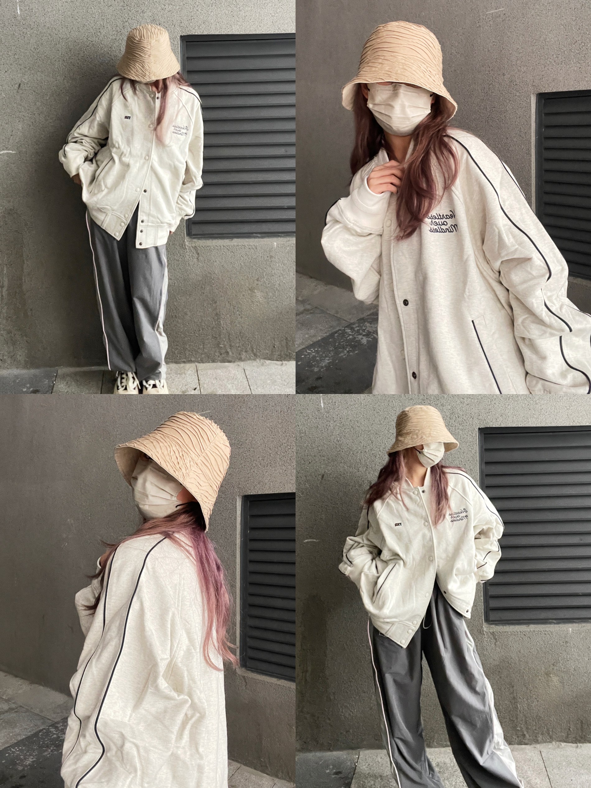 OOTD｜哇哇哇 这个白色棒球服夹克外套 简直我的爱