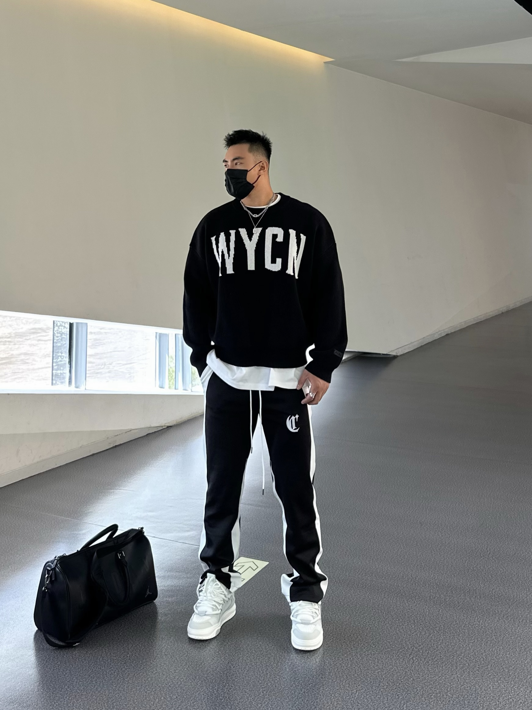 OOTD｜⚫️⚪️初秋美式复古穿搭｜180➕男生穿什么毛衣