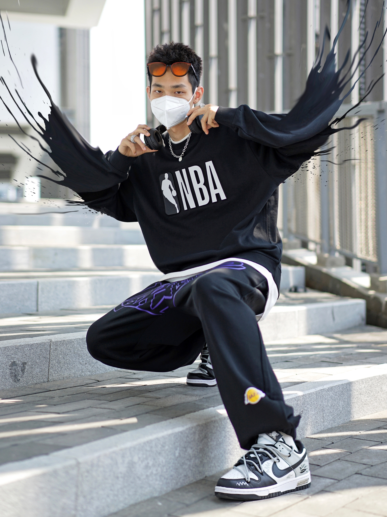 🖤All Black｜⛹️‍♂️运动男生的松弛感穿搭