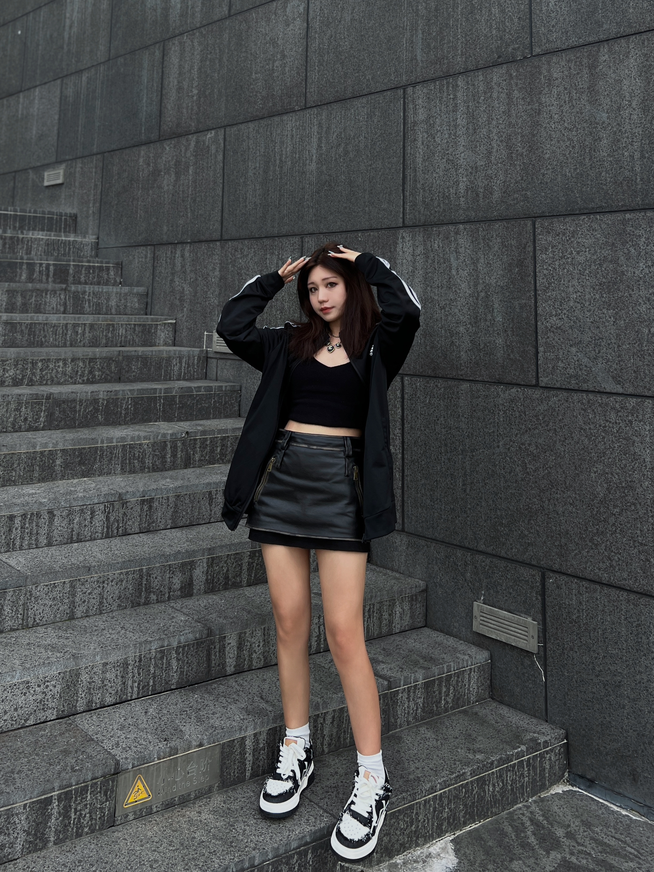 秋冬少不了的🖤甜酷女孩Look