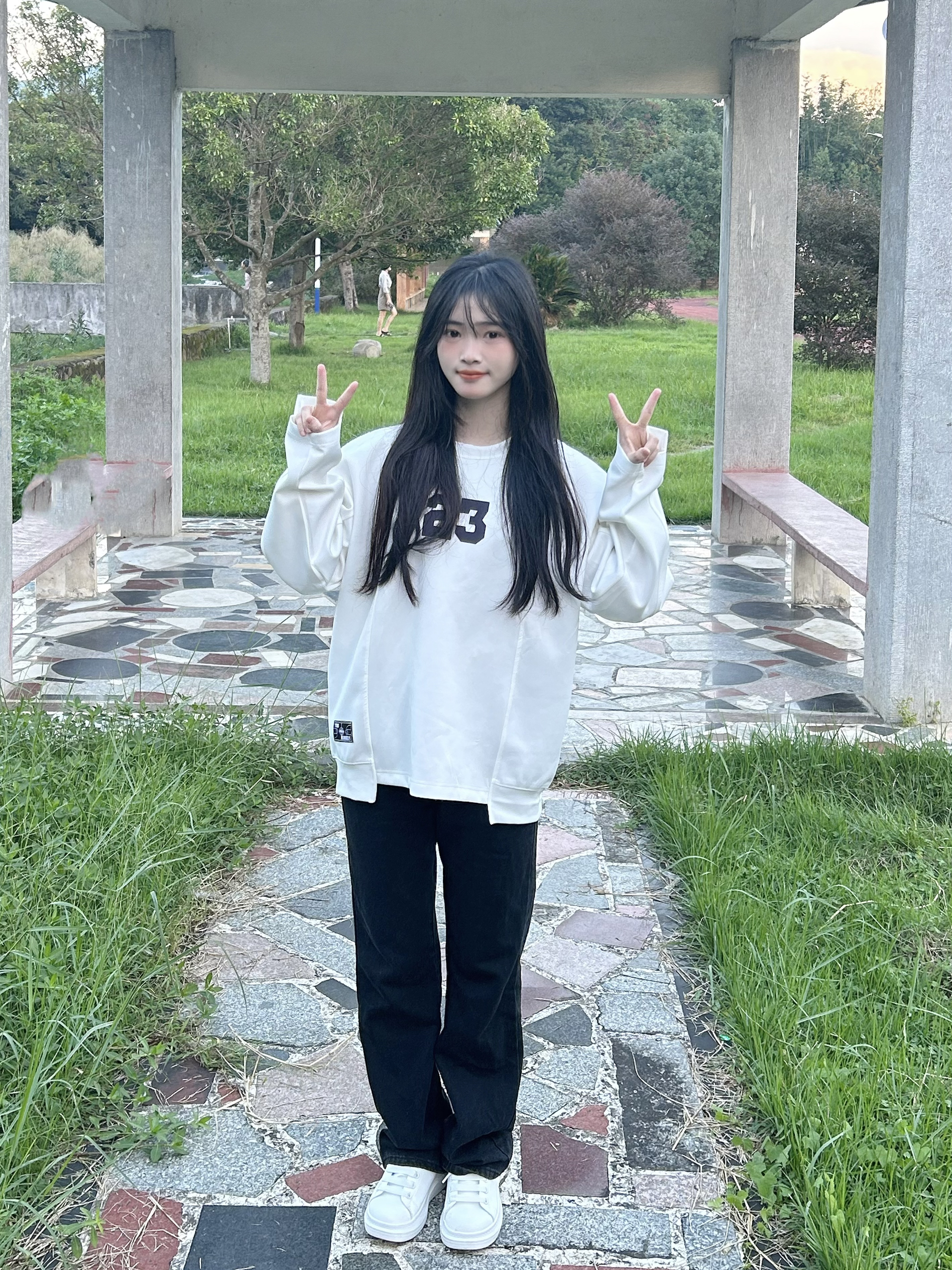 OOTD｜户外入秋学院风穿搭分享