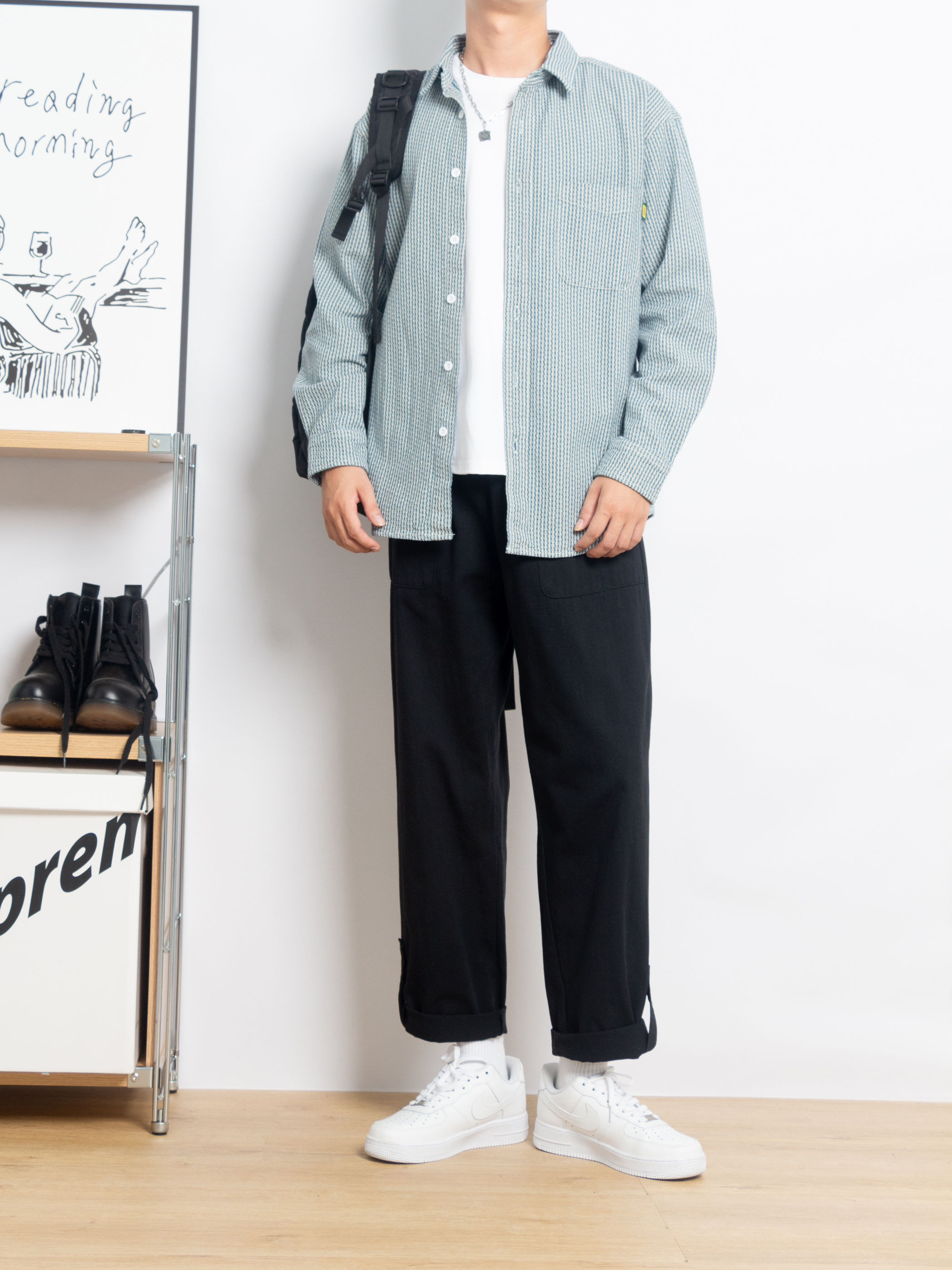 10套秋季男生显高显白穿搭合集
